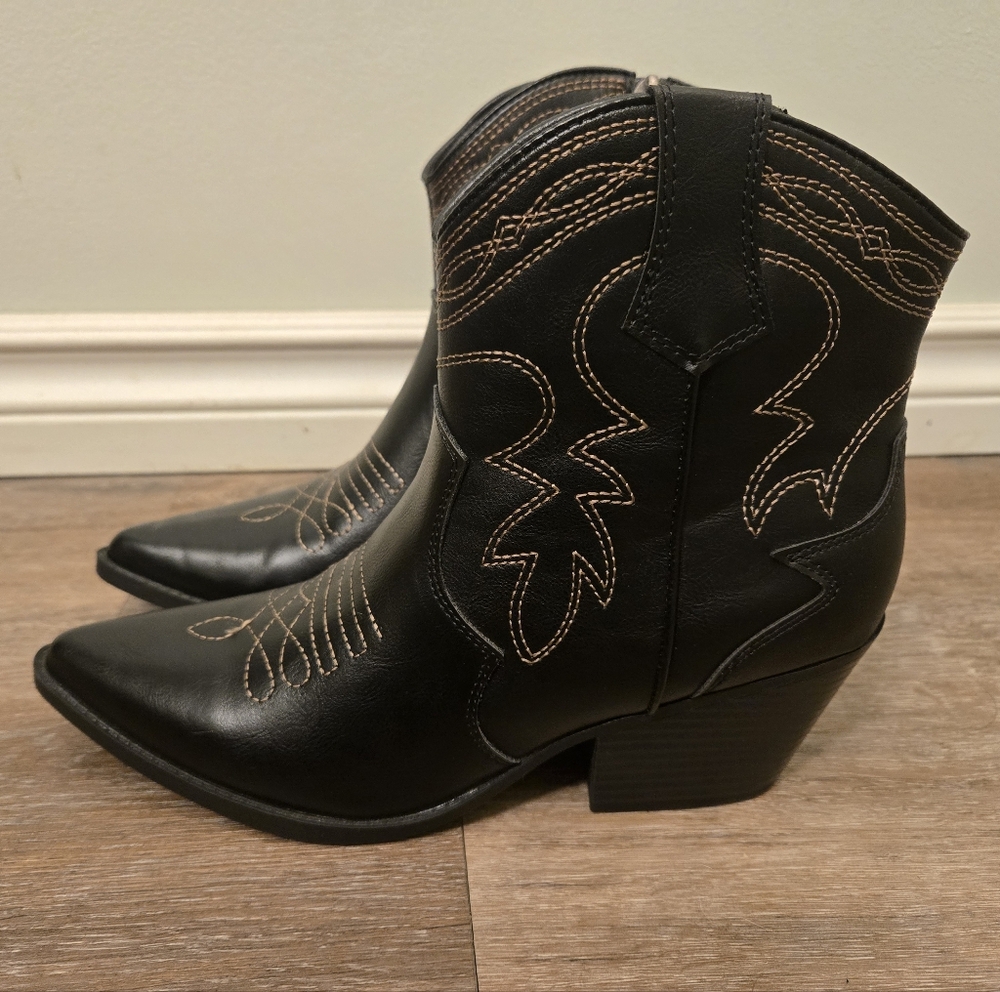 Indigo Rd Western Boots Black 7.5